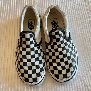 GIRLS’ VANS CHECKERBOARD SIZE 3.5